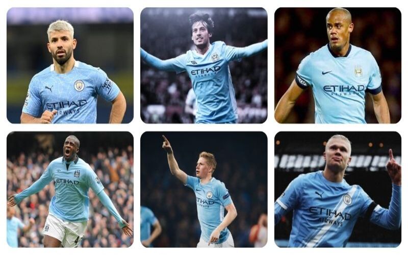 Điểm danh các cầu thủ Man City xuất sắc nhất hiện nay