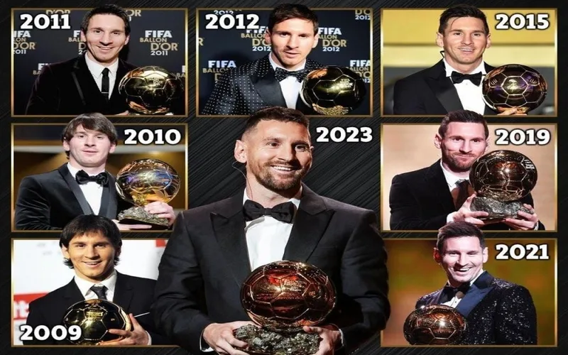 messi co bao nhieu qua bong vang trong su nghiep giai dap chi tiet